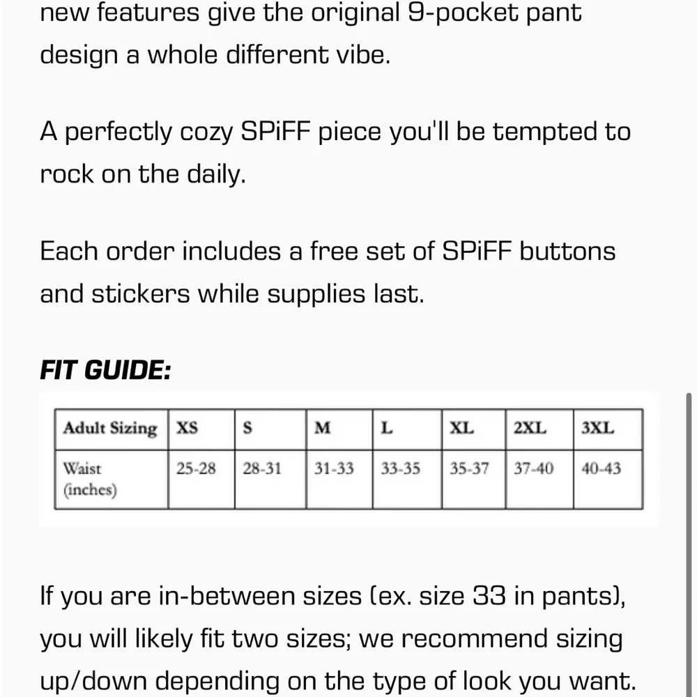 Reflective SPiFF Tech Sweats sz XL - Picture 11 of 11